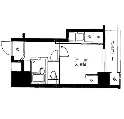 東京都豊島区東池袋４丁目 賃貸マンション 1R