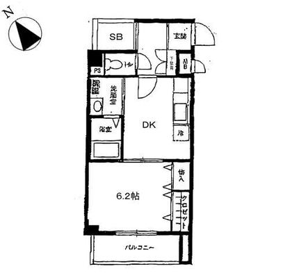 東京都練馬区田柄２丁目 賃貸マンション 1DK