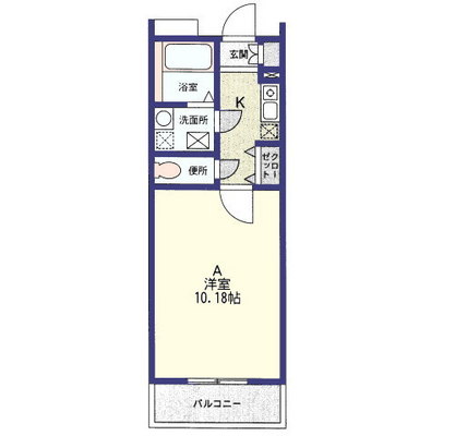 東京都練馬区早宮２丁目 賃貸マンション 1K