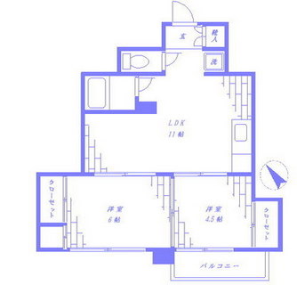 東京都豊島区南池袋４丁目 賃貸マンション 2LDK