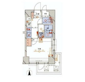 東京都新宿区余丁町 賃貸マンション 1K