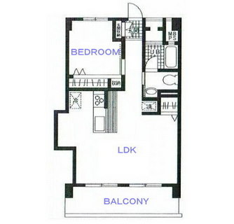 東京都新宿区高田馬場４丁目 賃貸マンション 1LDK