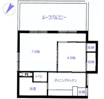 東京都渋谷区千駄ケ谷４丁目 賃貸マンション 2DK