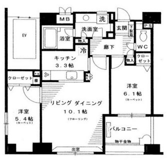 東京都豊島区西池袋４丁目 賃貸マンション 2LDK