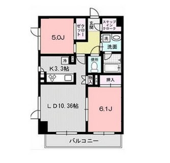 東京都練馬区田柄１丁目 賃貸マンション 2LDK