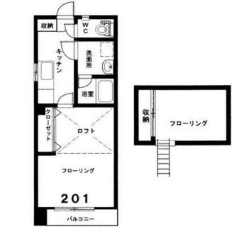 東京都練馬区田柄２丁目 賃貸マンション 1K