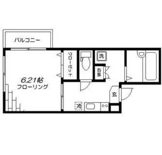 東京都新宿区百人町１丁目 賃貸マンション 1K