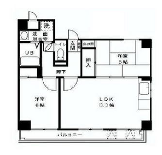 東京都板橋区成増１丁目 賃貸マンション 2LDK