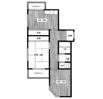 東京都板橋区成増３丁目 賃貸マンション 2DK