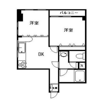 東京都新宿区大久保２丁目 賃貸マンション 2LDK