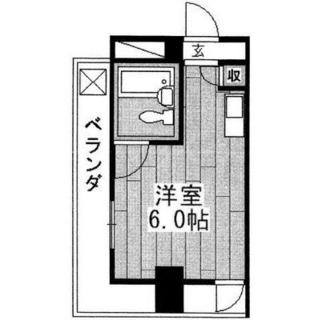 東京都豊島区千川４丁目 賃貸マンション 1R