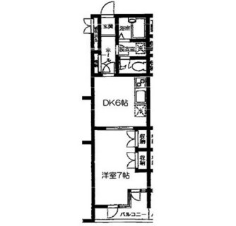 東京都新宿区若松町 賃貸マンション 1DK