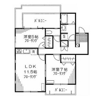 東京都板橋区赤塚３丁目 賃貸マンション 2LDK