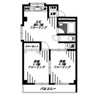 東京都板橋区成増１丁目 賃貸マンション 2DK