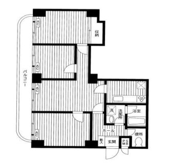 東京都新宿区歌舞伎町２丁目 賃貸マンション 3LDK