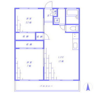 東京都豊島区高田１丁目 賃貸マンション 2LDK