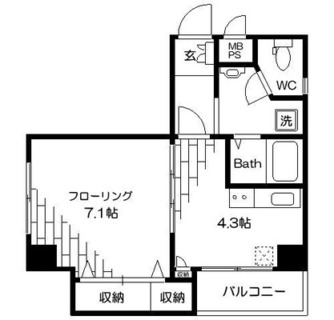 東京都豊島区南池袋２丁目 賃貸マンション 1K