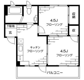 東京都豊島区雑司が谷２丁目 賃貸マンション 2K