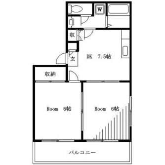 東京都練馬区早宮２丁目 賃貸マンション 2DK