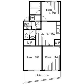 東京都板橋区成増２丁目 賃貸マンション 3DK