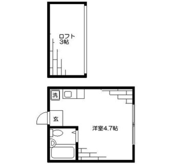 東京都練馬区旭町３丁目 賃貸アパート 1R