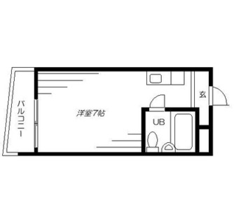 東京都豊島区要町２丁目 賃貸マンション 1R