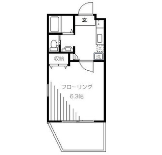 東京都豊島区千早４丁目 賃貸マンション 1K