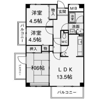 東京都板橋区赤塚新町２丁目 賃貸マンション 2LDK