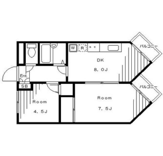 東京都練馬区早宮２丁目 賃貸マンション 2DK