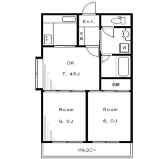 東京都練馬区春日町２丁目 賃貸マンション 2DK