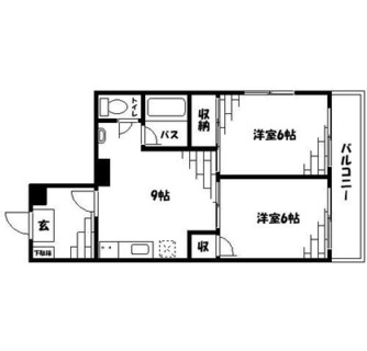 東京都豊島区池袋３丁目 賃貸マンション 2DK