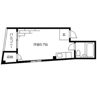 東京都豊島区千早１丁目 賃貸マンション 1R