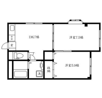 東京都練馬区北町３丁目 賃貸マンション 2DK