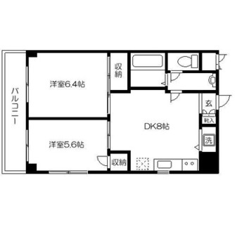 東京都練馬区平和台１丁目 賃貸マンション 2DK