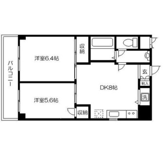 東京都練馬区平和台１丁目 賃貸マンション 2DK