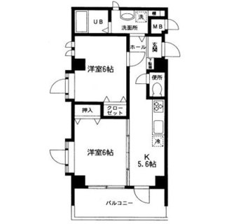 東京都練馬区早宮２丁目 賃貸マンション 2K