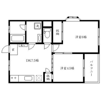 東京都豊島区千早１丁目 賃貸マンション 2DK