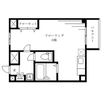 東京都豊島区西池袋２丁目 賃貸マンション 1R