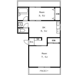 東京都練馬区北町７丁目 賃貸マンション 2DK