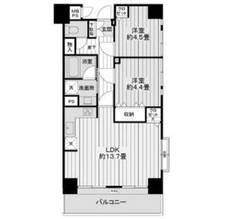 東京都板橋区成増１丁目 賃貸マンション 2LDK