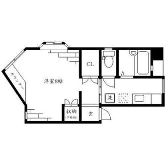 東京都豊島区目白２丁目 賃貸アパート 1K