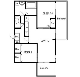 東京都板橋区赤塚６丁目 賃貸マンション 2LDK