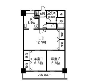 東京都新宿区西早稲田３丁目 賃貸マンション 2LDK