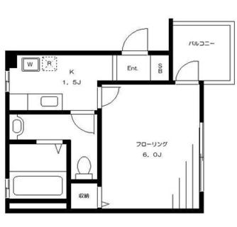 東京都豊島区千早２丁目 賃貸マンション 1K