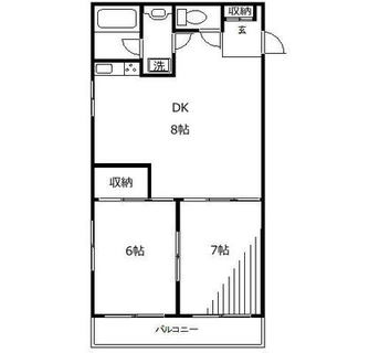 東京都板橋区大谷口２丁目 賃貸マンション 2DK