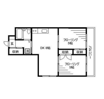 東京都練馬区羽沢３丁目 賃貸マンション 2DK