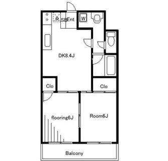 東京都板橋区赤塚新町２丁目 賃貸マンション 2DK