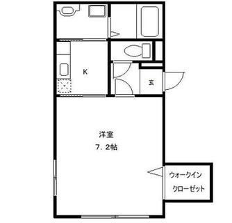 東京都豊島区千川２丁目 賃貸アパート 1K