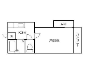 東京都豊島区要町２丁目 賃貸アパート 1K