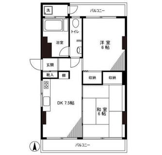 東京都板橋区大谷口２丁目 賃貸マンション 2DK